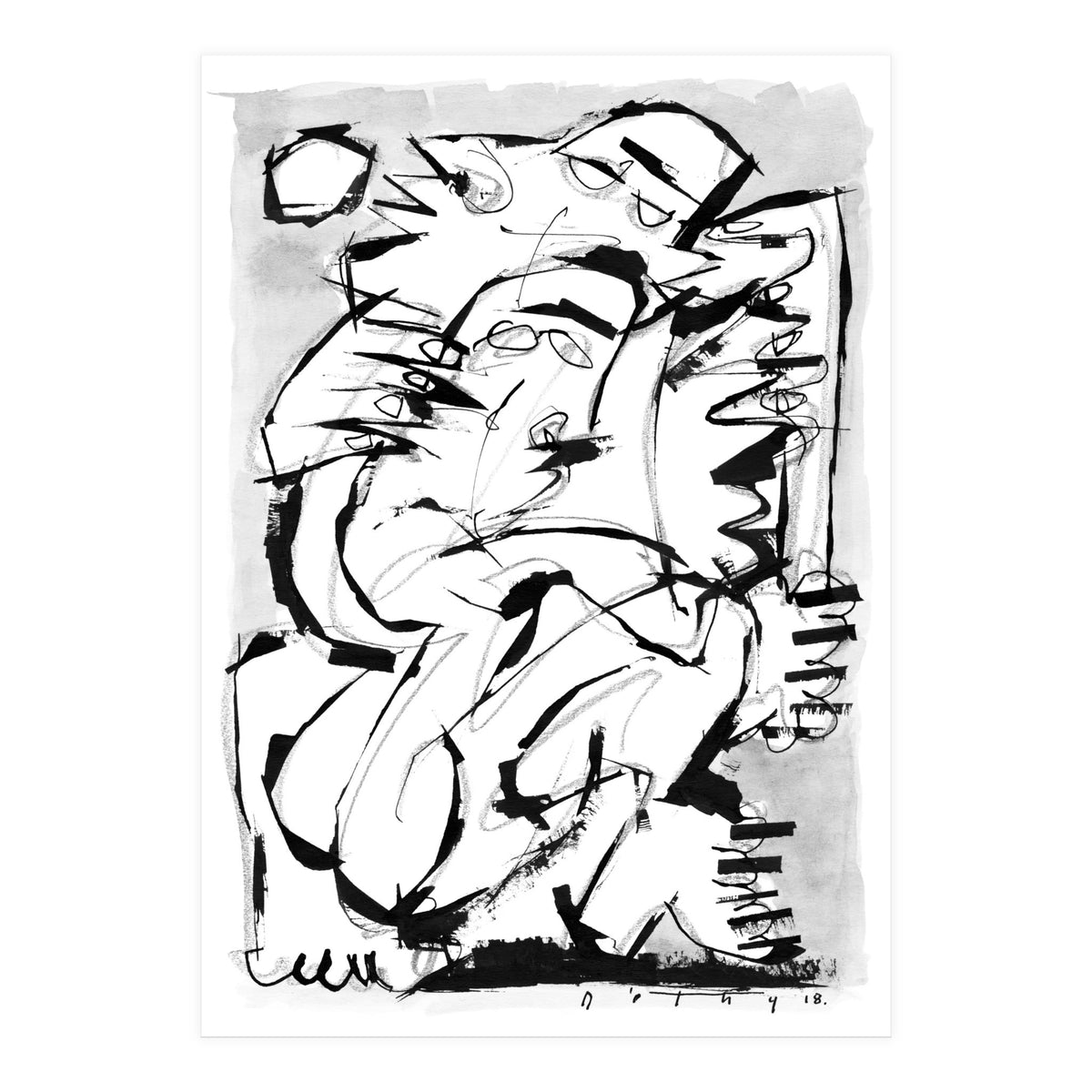 It's Okay - b&w (Print Only)