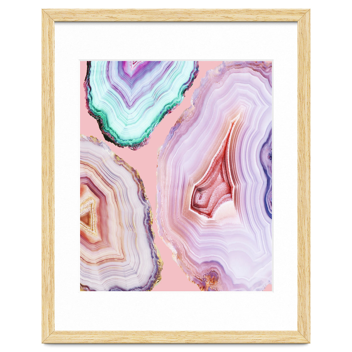 Mineral Agates #Glam collection