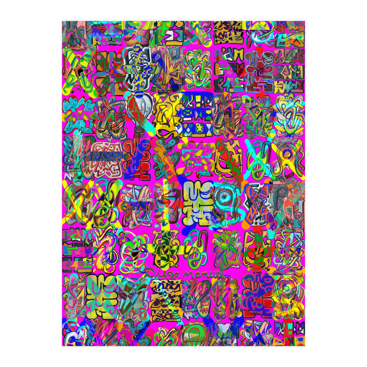Graffitis 2021 Tapiz 106 (Print Only)