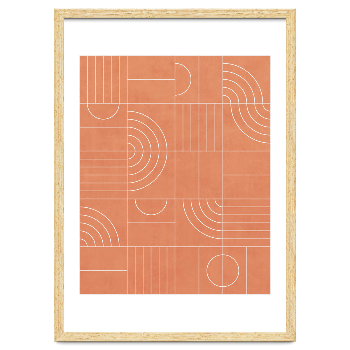 My Favorite Geometric Patterns No.23 - Coral