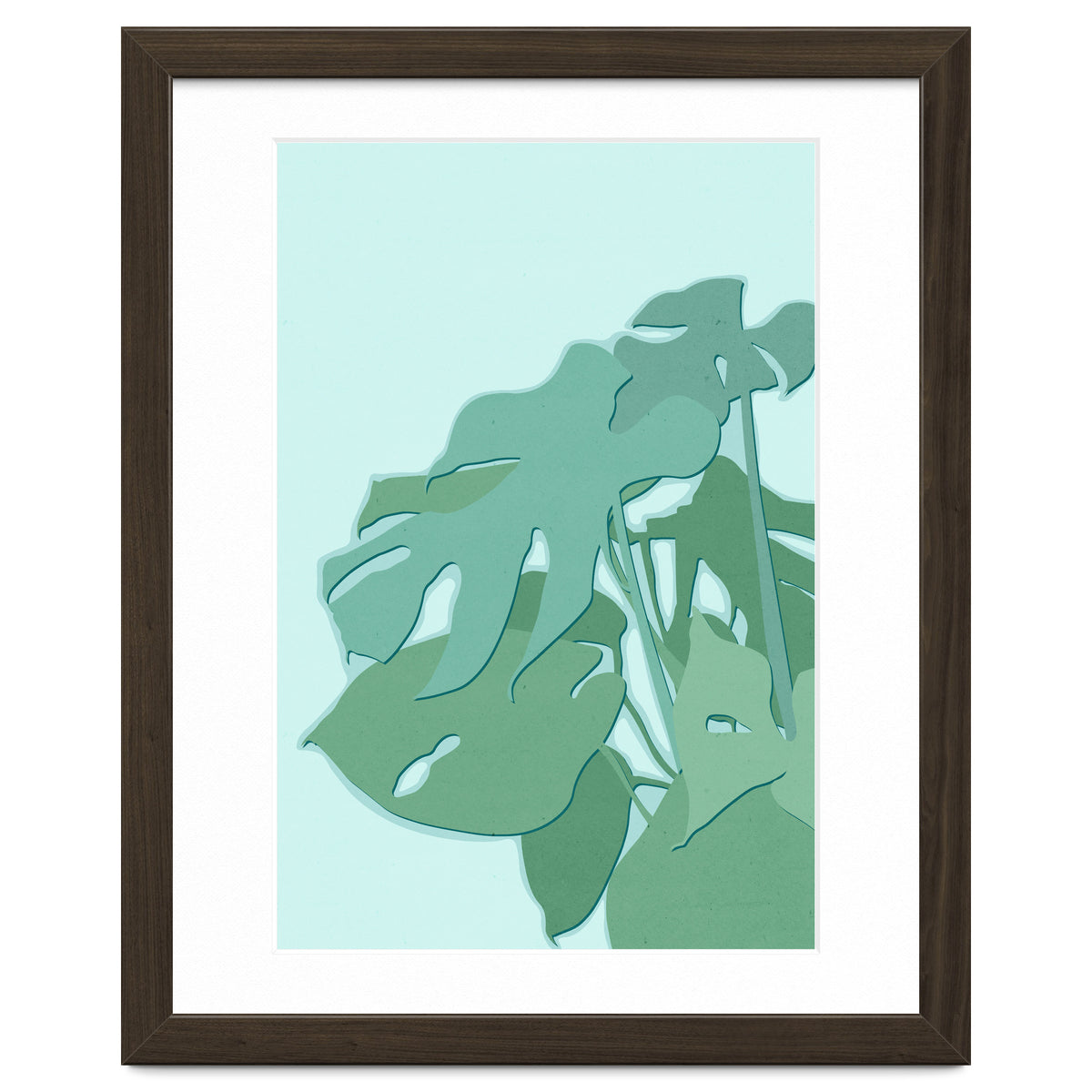 Minimal Monstera Leaves - Greener Eden