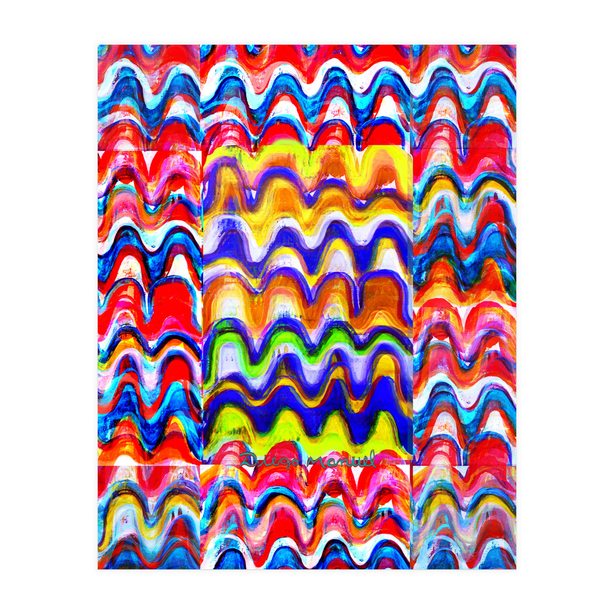 Pop abstract color full (Print Only)