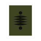 Mid-Century Modern No.19 - Woodblock Print (Print Only) thumbnail