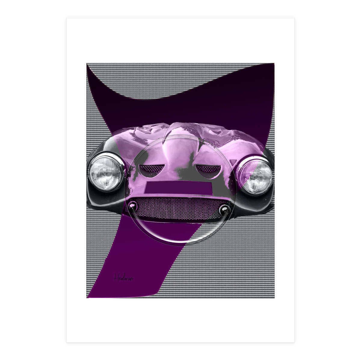 Emoji & Cars purple (Print Only)