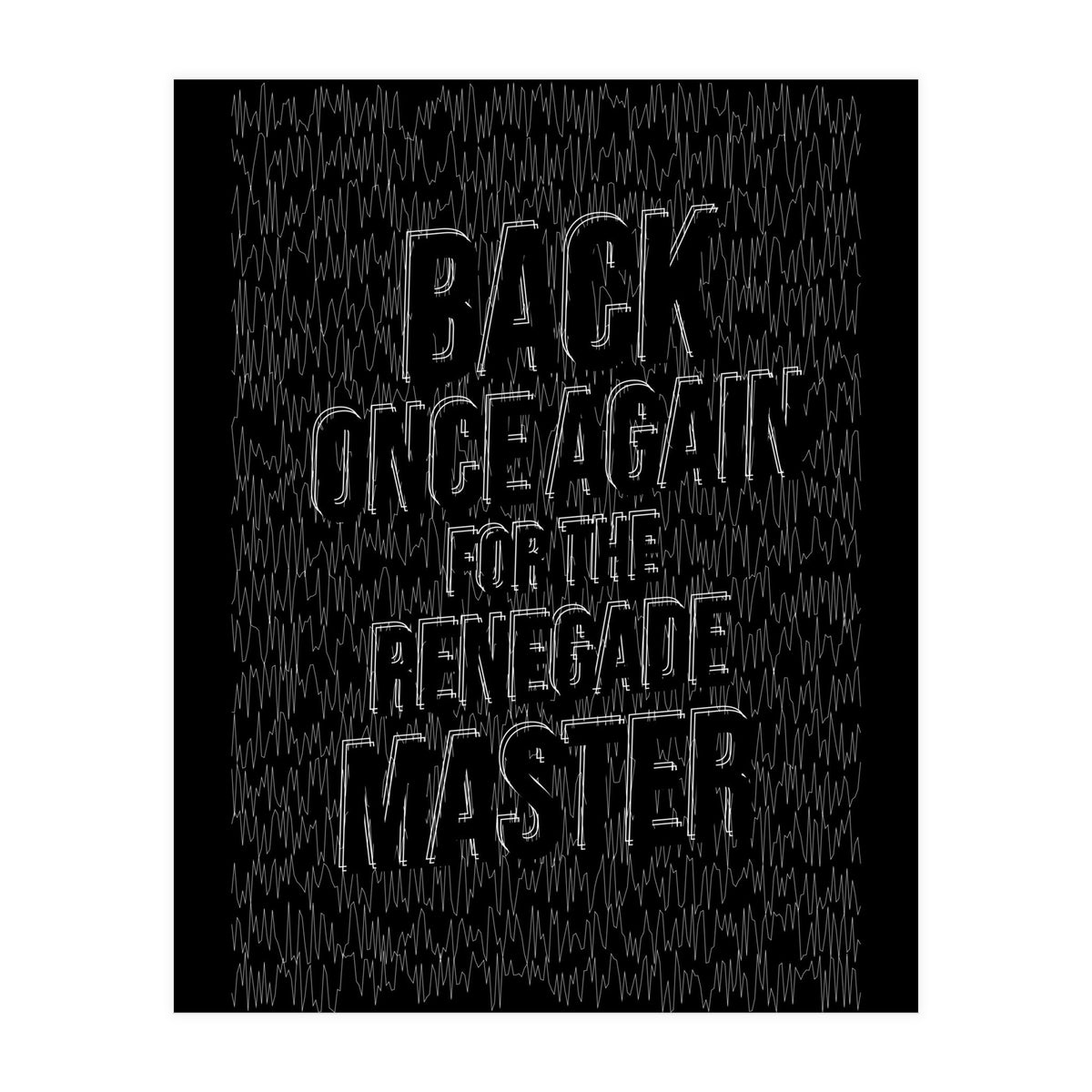 Renegade Master (Print Only)
