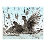 Fighting coots (Print Only) thumbnail