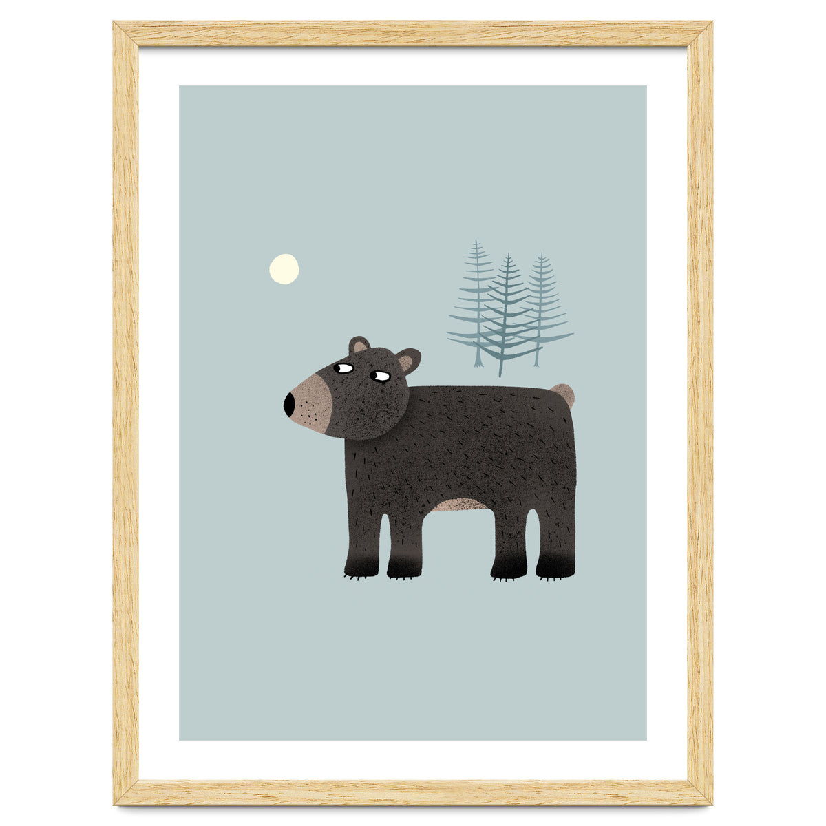 The Bear, the Trees and the Moon
