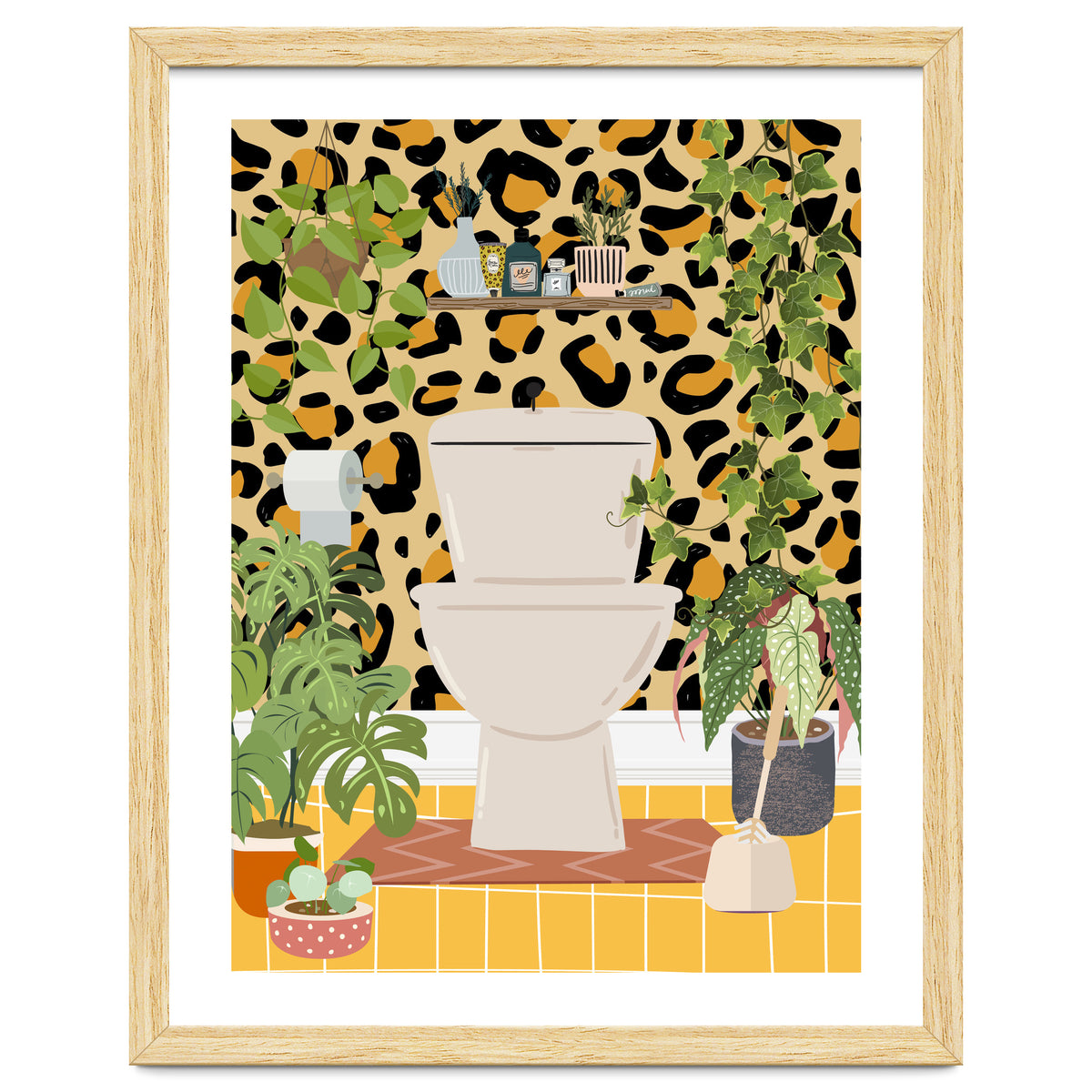 Loo in Cheetah Bathroom