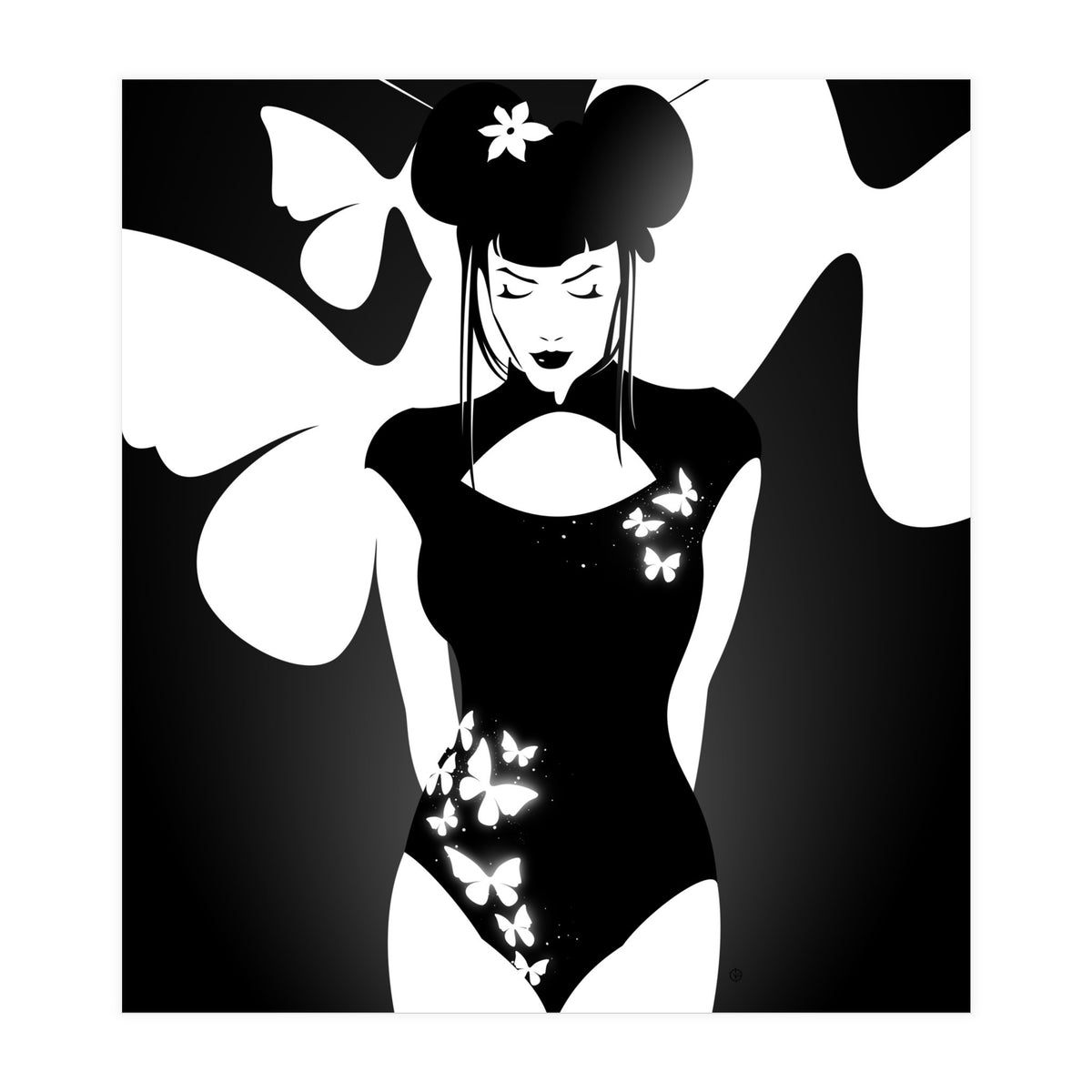 Wrapped In Butterflies (Print Only)