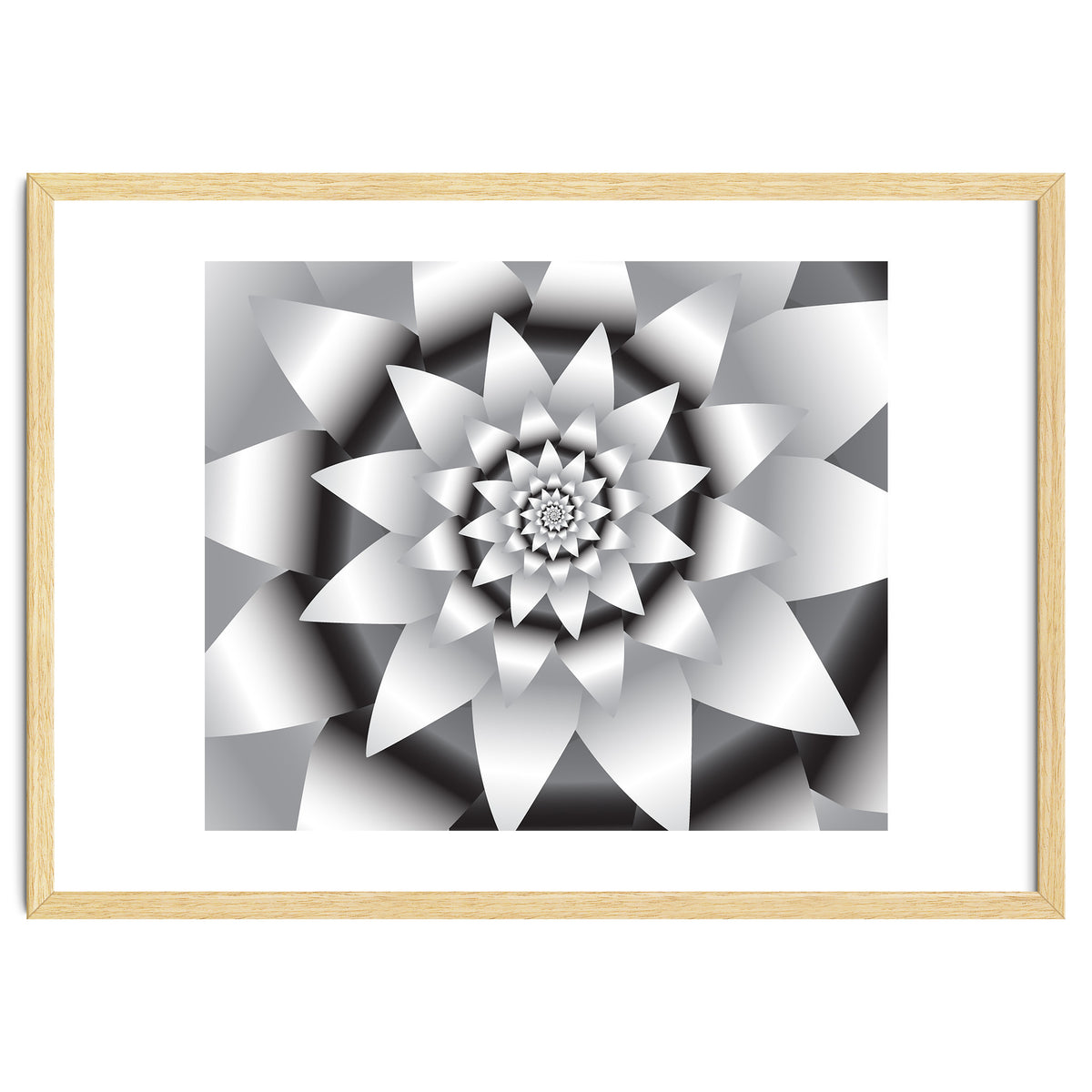 Abstract Modern Flower Design Art