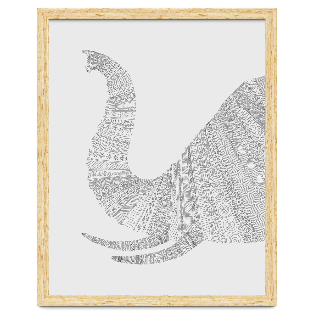 Elephant Grey Poster