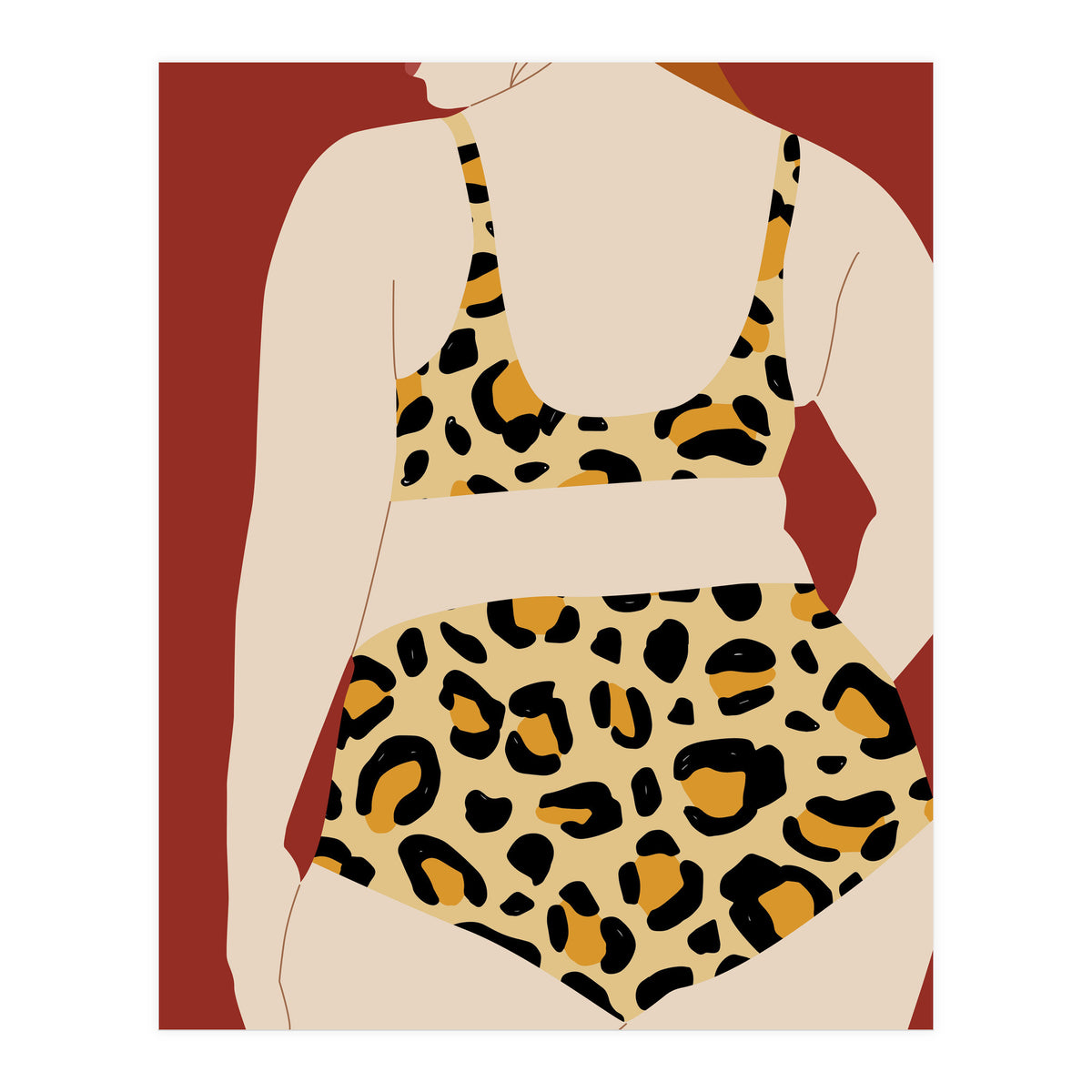 Cheetah Bikini (Print Only)