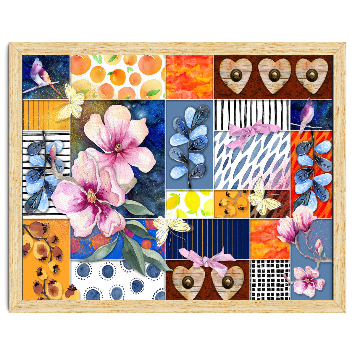 Romantic Floral Collage