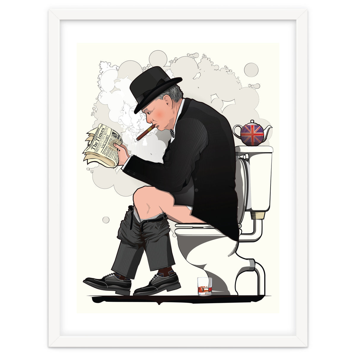 Churchill on the Toilet, Funny Bathroom Humour