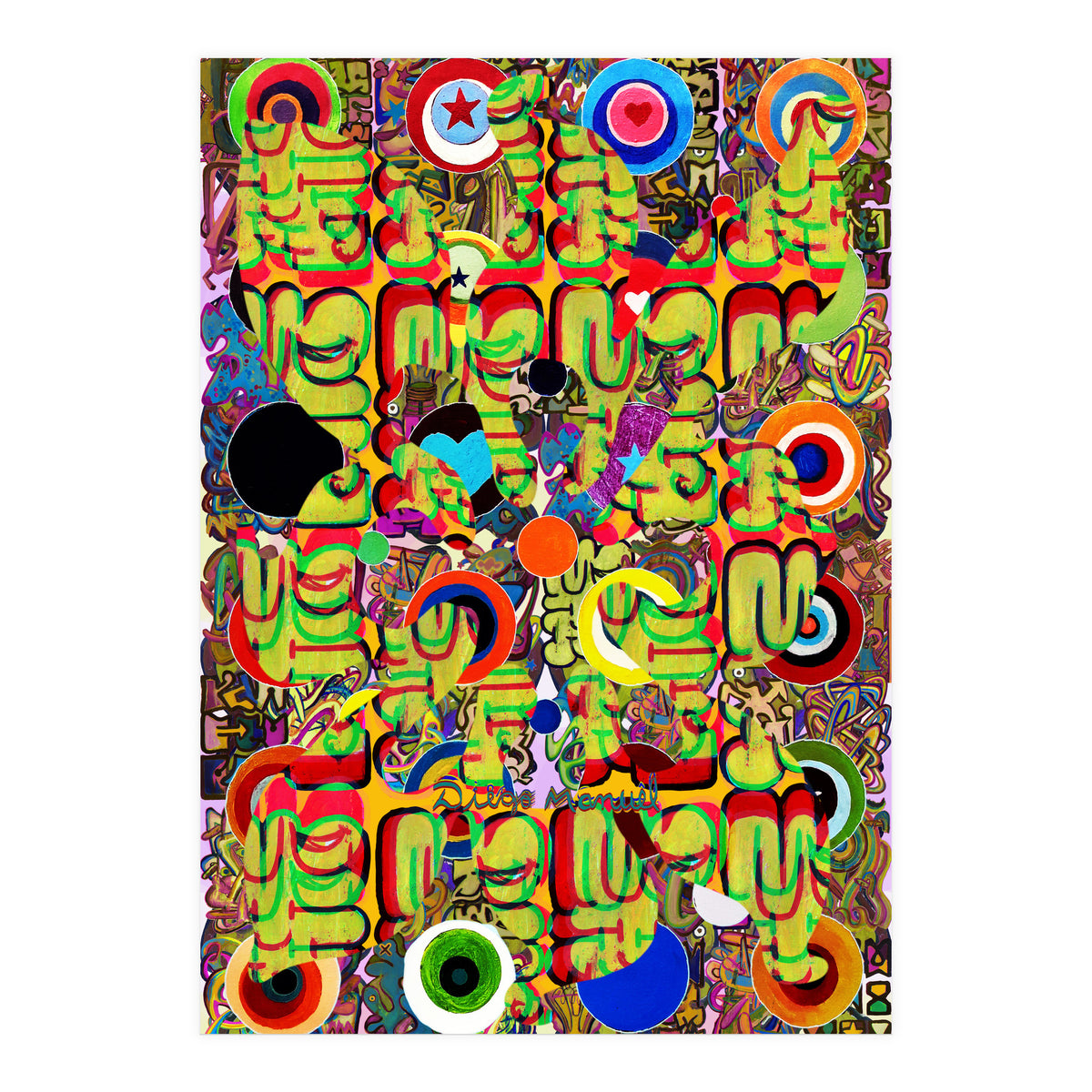 Fuego Y Graffiti 74 (Print Only)