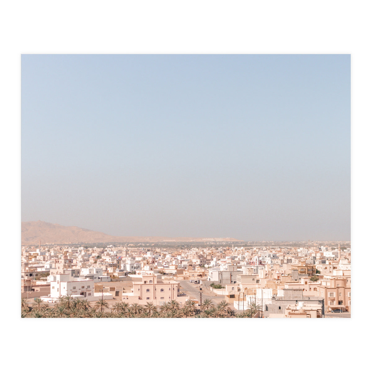 Oman, Middle East City View (Print Only)