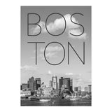 BOSTON Skyline North End & Financial District | Text & Skyline (Print Only) thumbnail