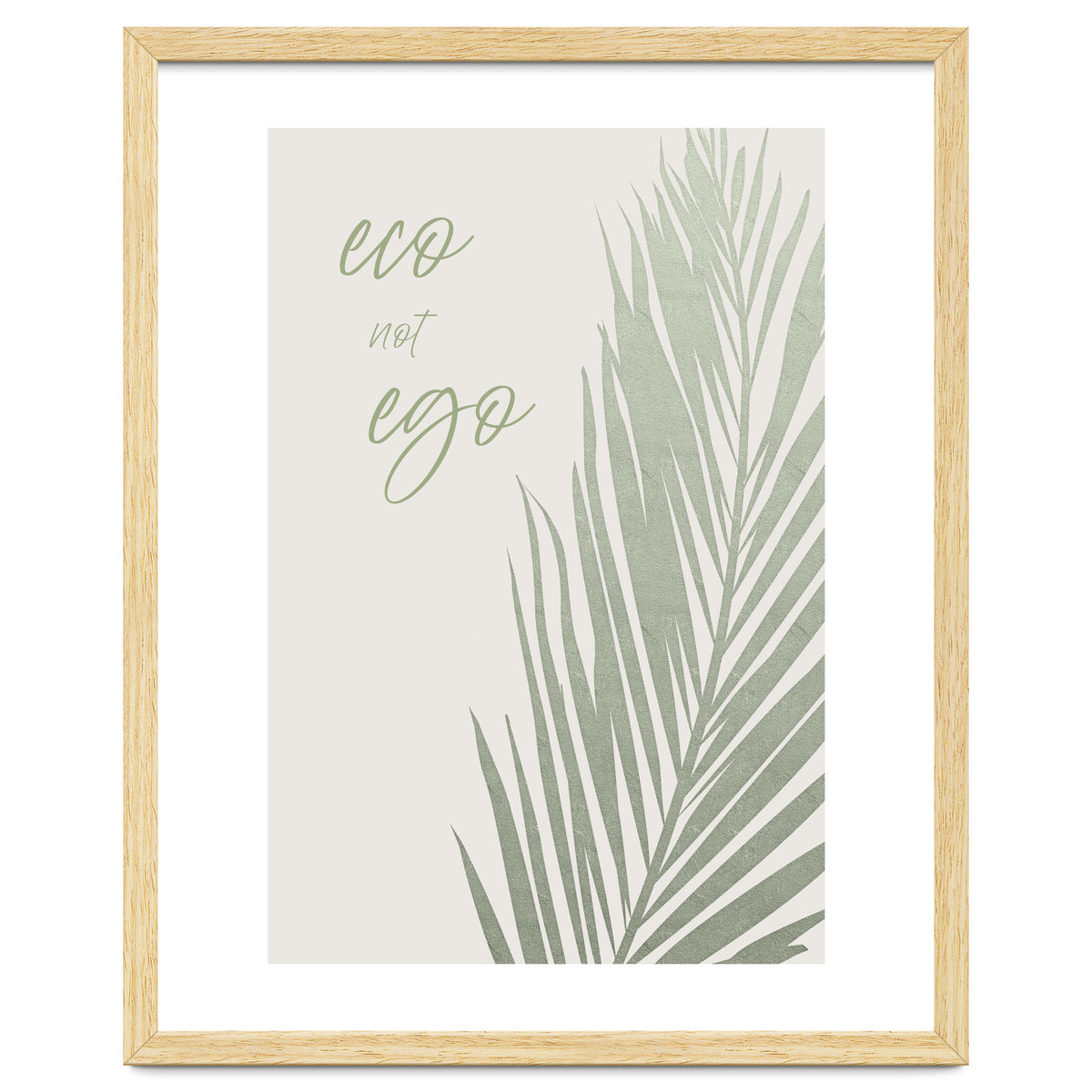 Eco not ego