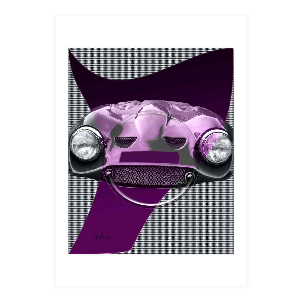 Emoji & Cars purple (Print Only)