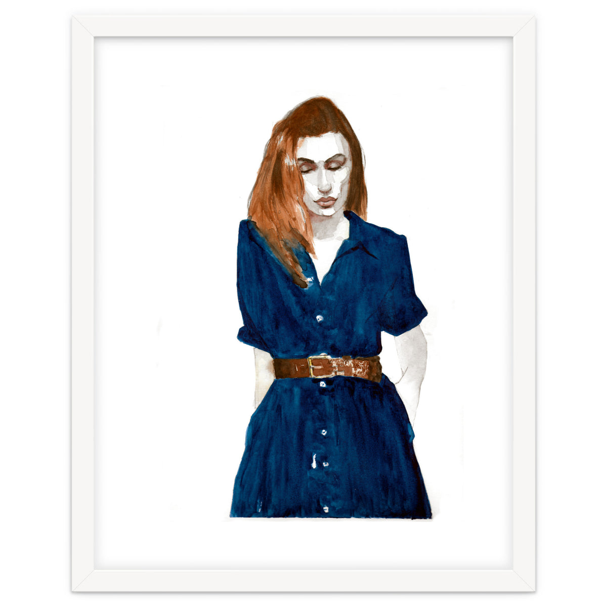 Untitled #46 Woman in a blue dress