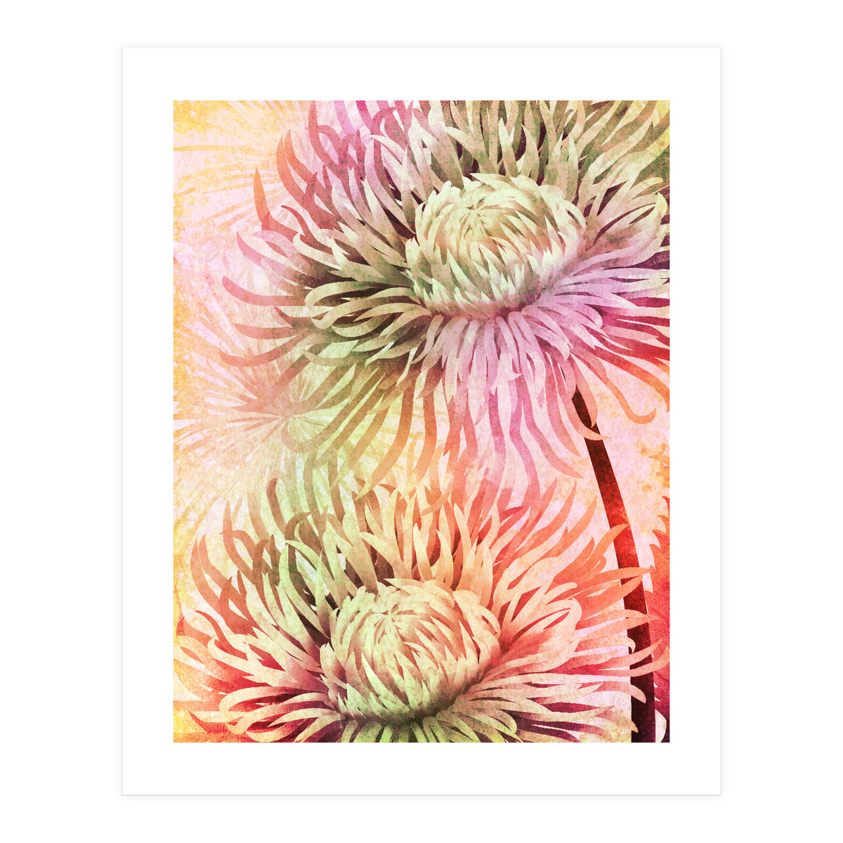 Blooming Flowers (Print Only)