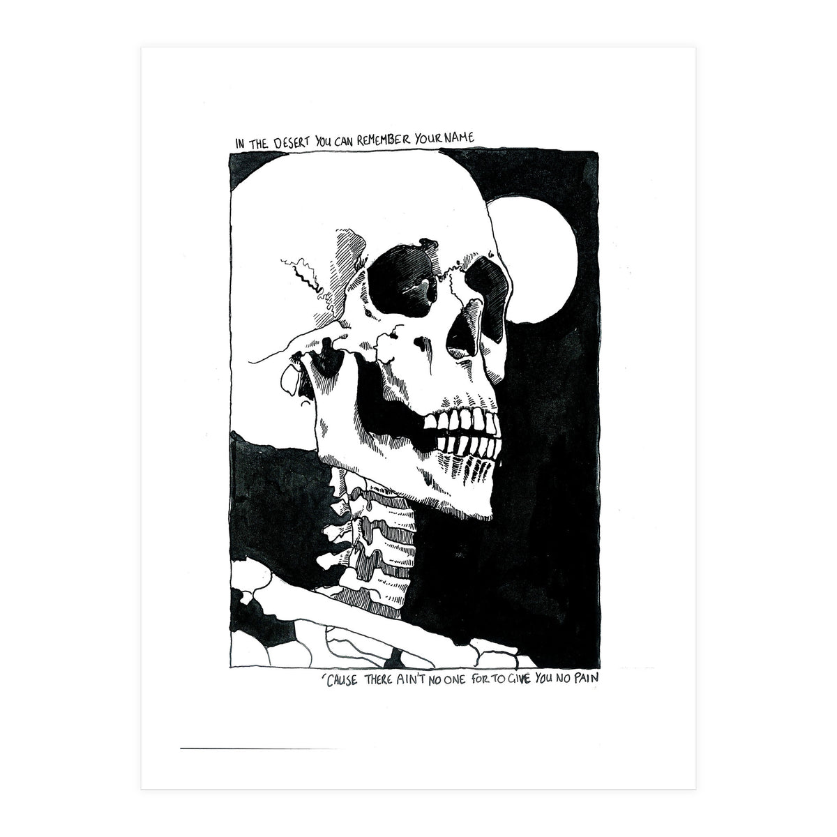 In The Desert (Print Only)