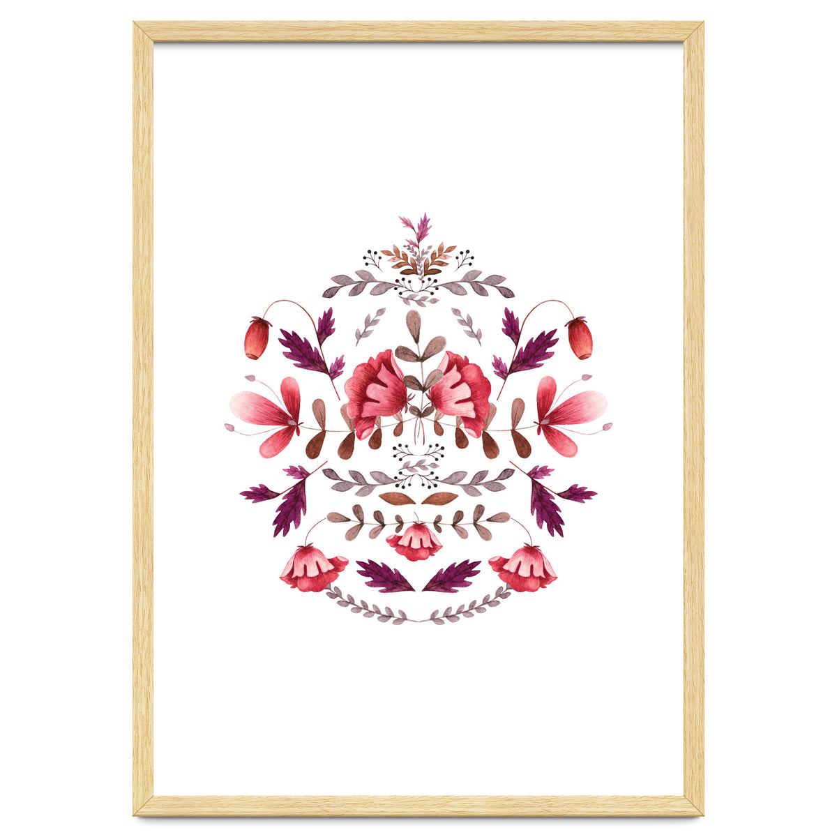 Scandinavian Folk Art Flowers