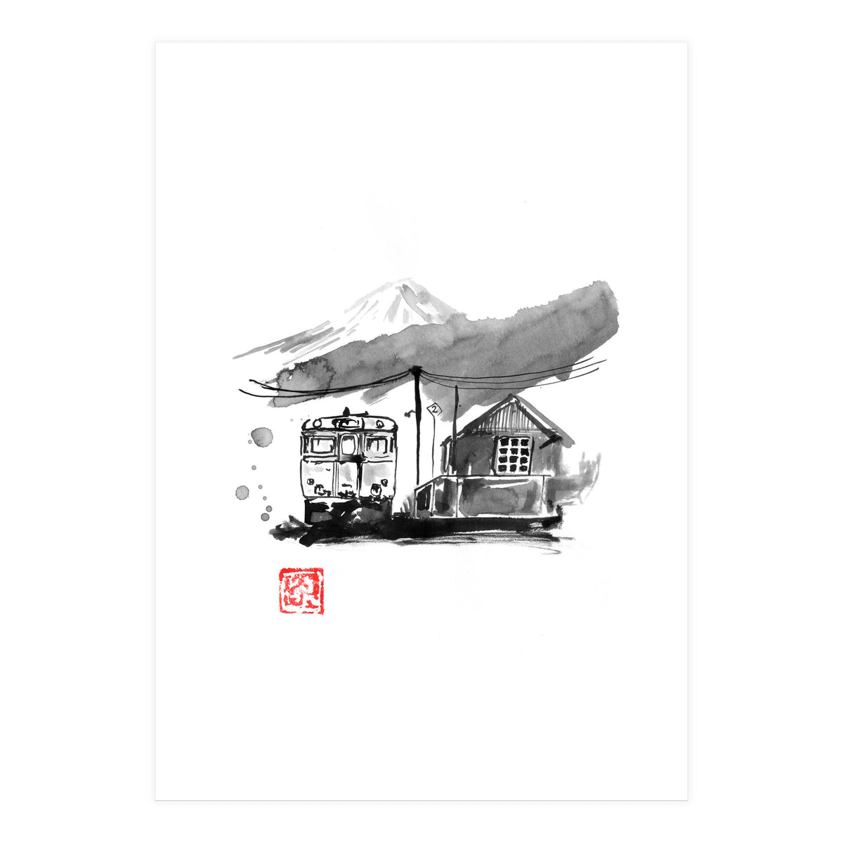 Gare Japonaise (Print Only)