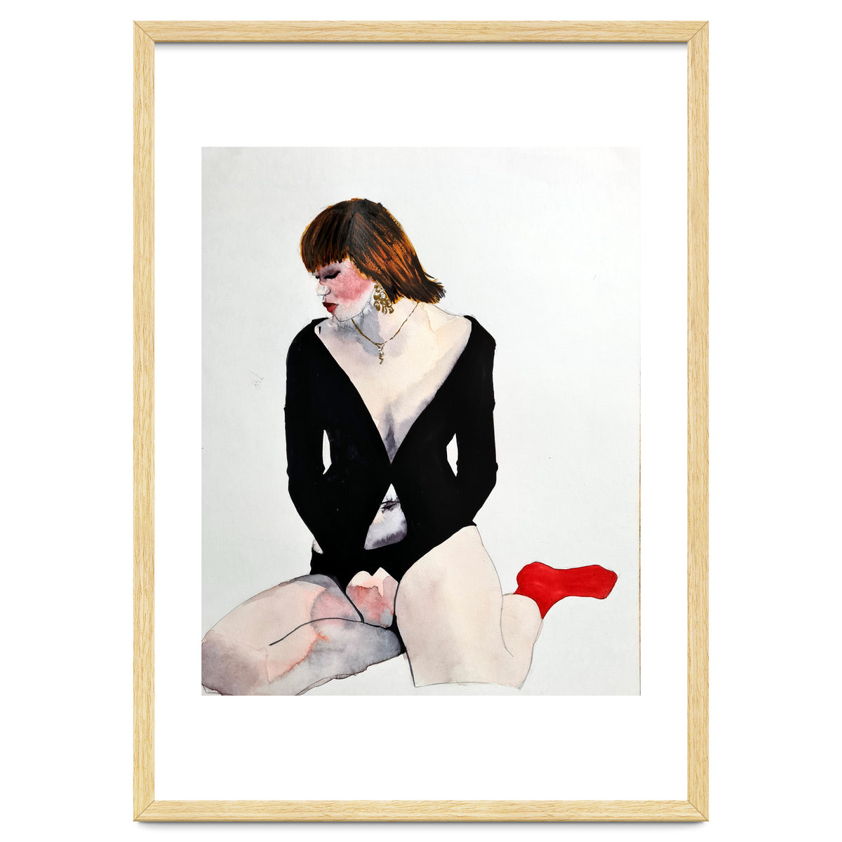 Untitled #95 Red Socks