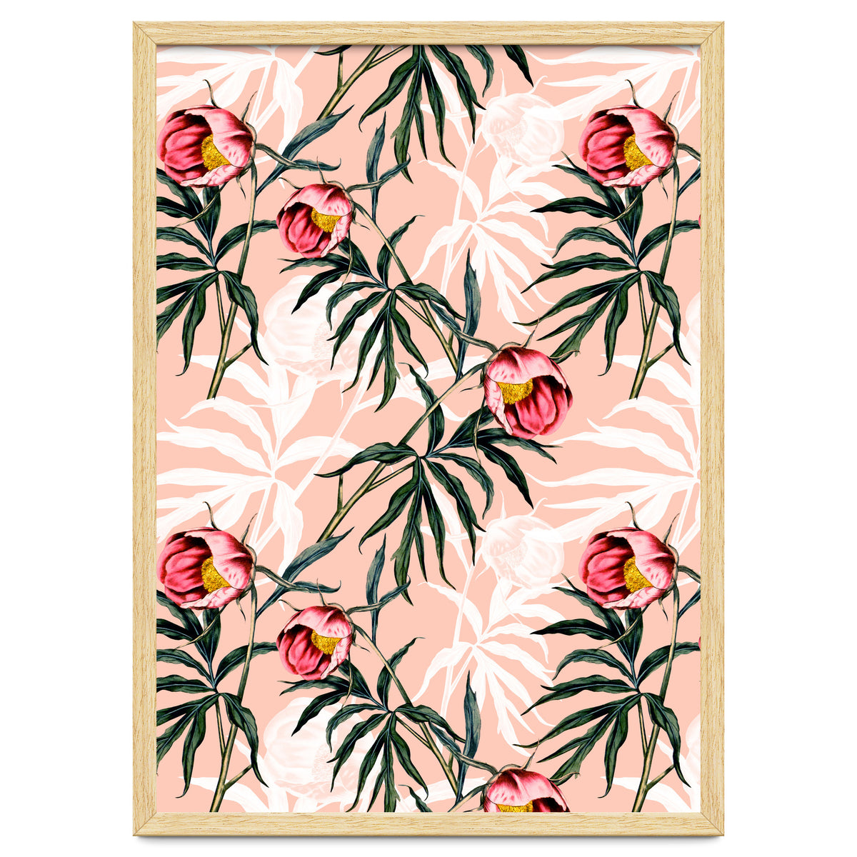 Flowery blooming pink