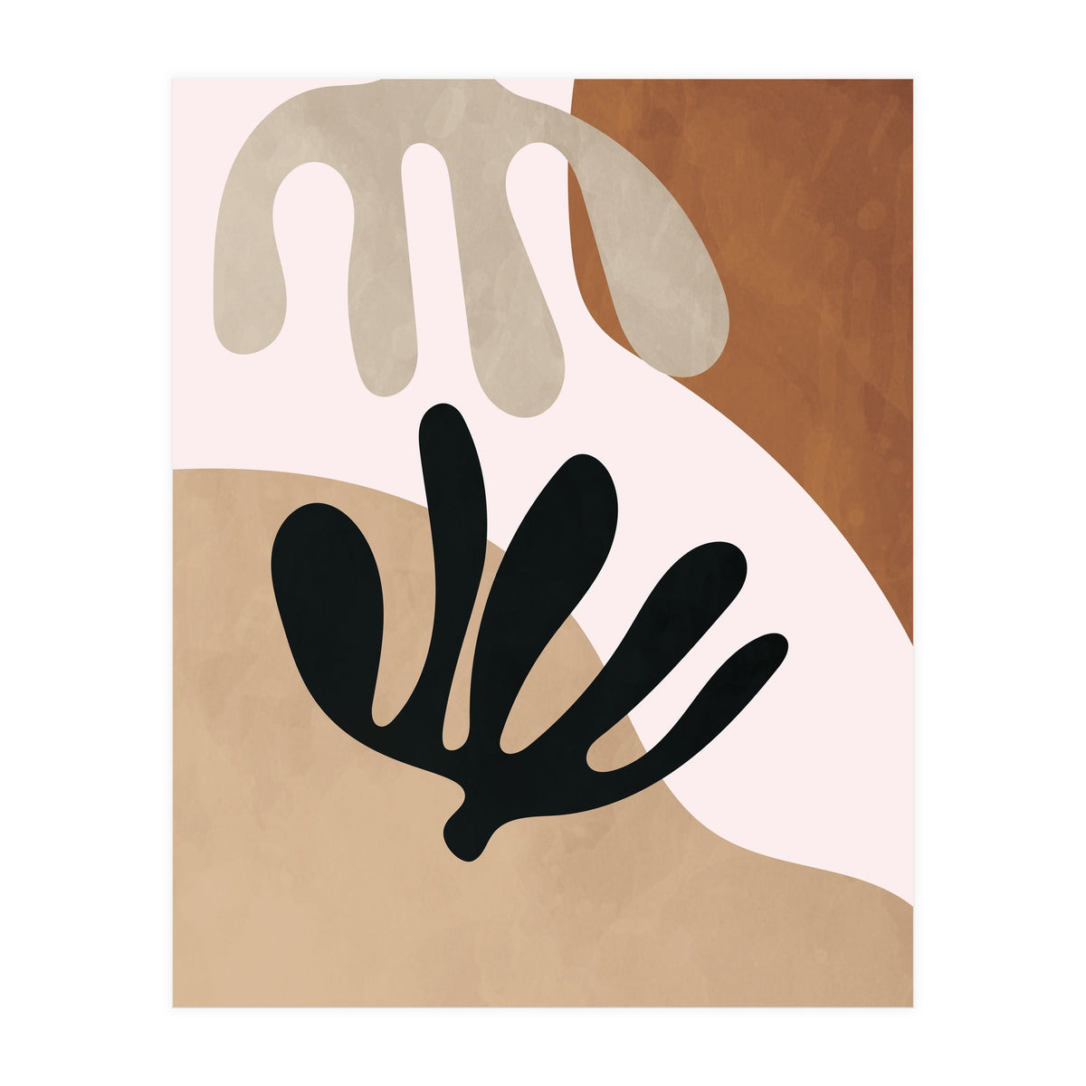 Abstract Modern Minimal Floral (Print Only)