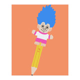 Troll Pencil Topper (Print Only) thumbnail