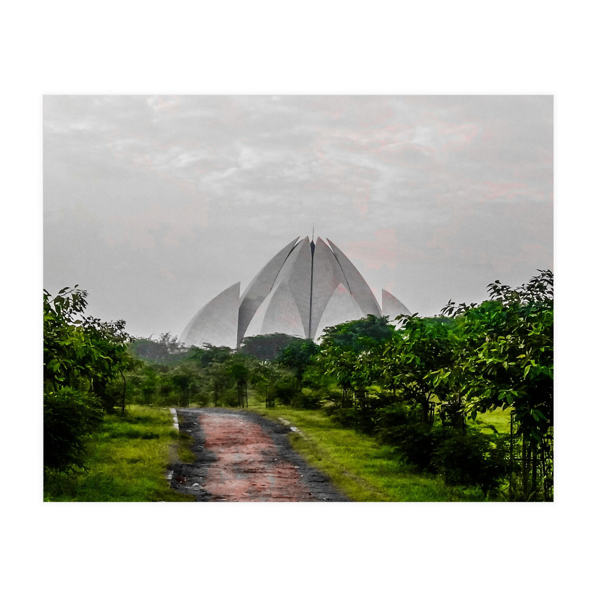 Lotus Temple (Print Only)