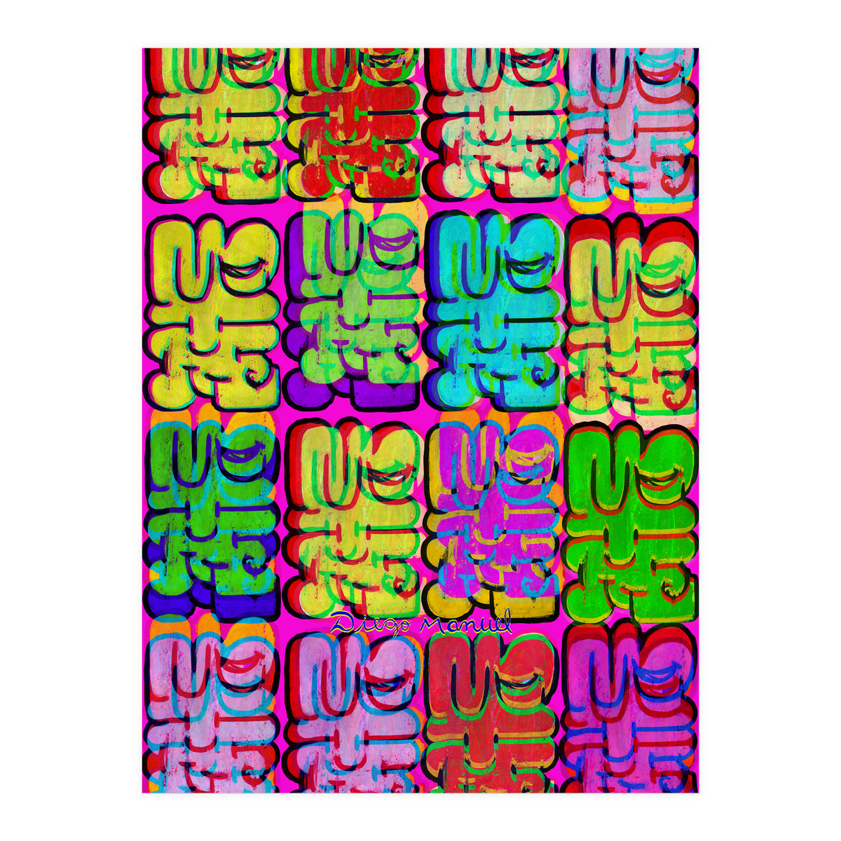 Graffitis 2021 Tapiz 124 (Print Only)