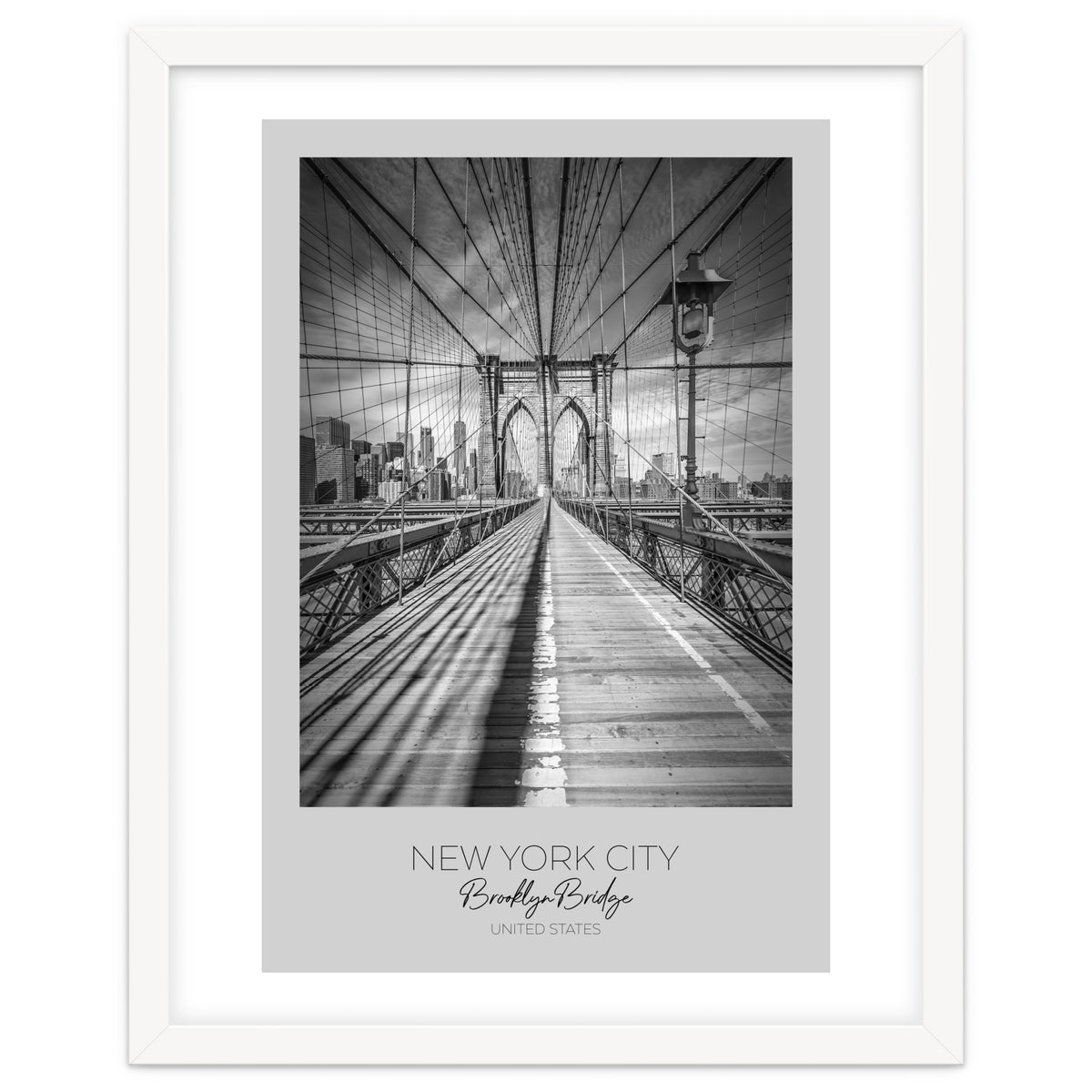 In focus: NEW YORK CITY Brooklyn Bridge