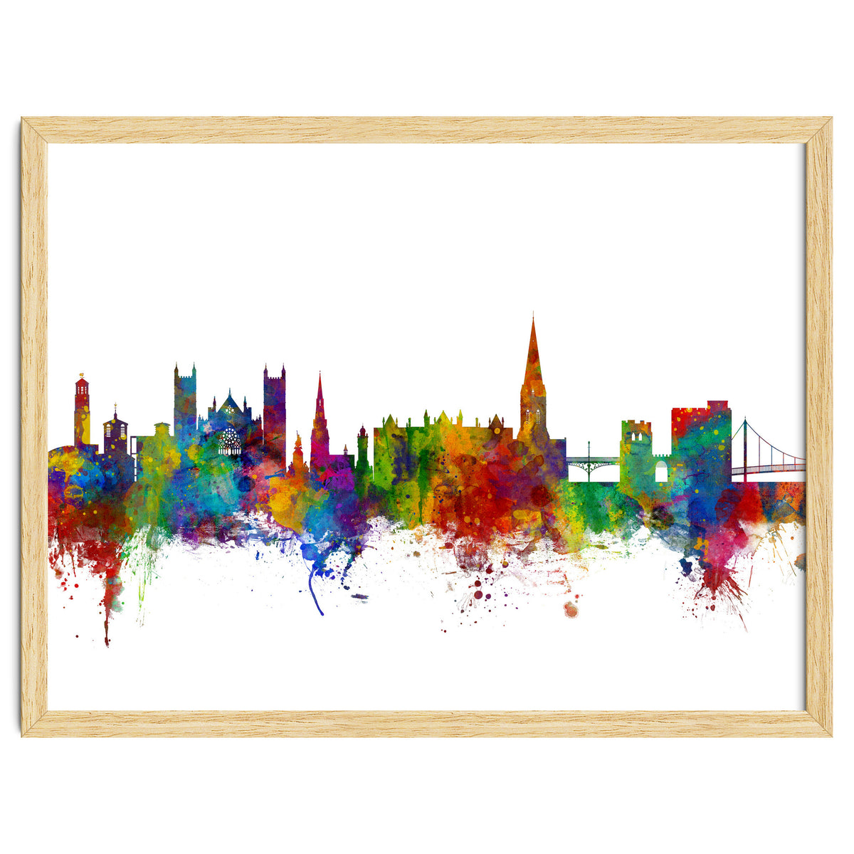 Exeter England Skyline