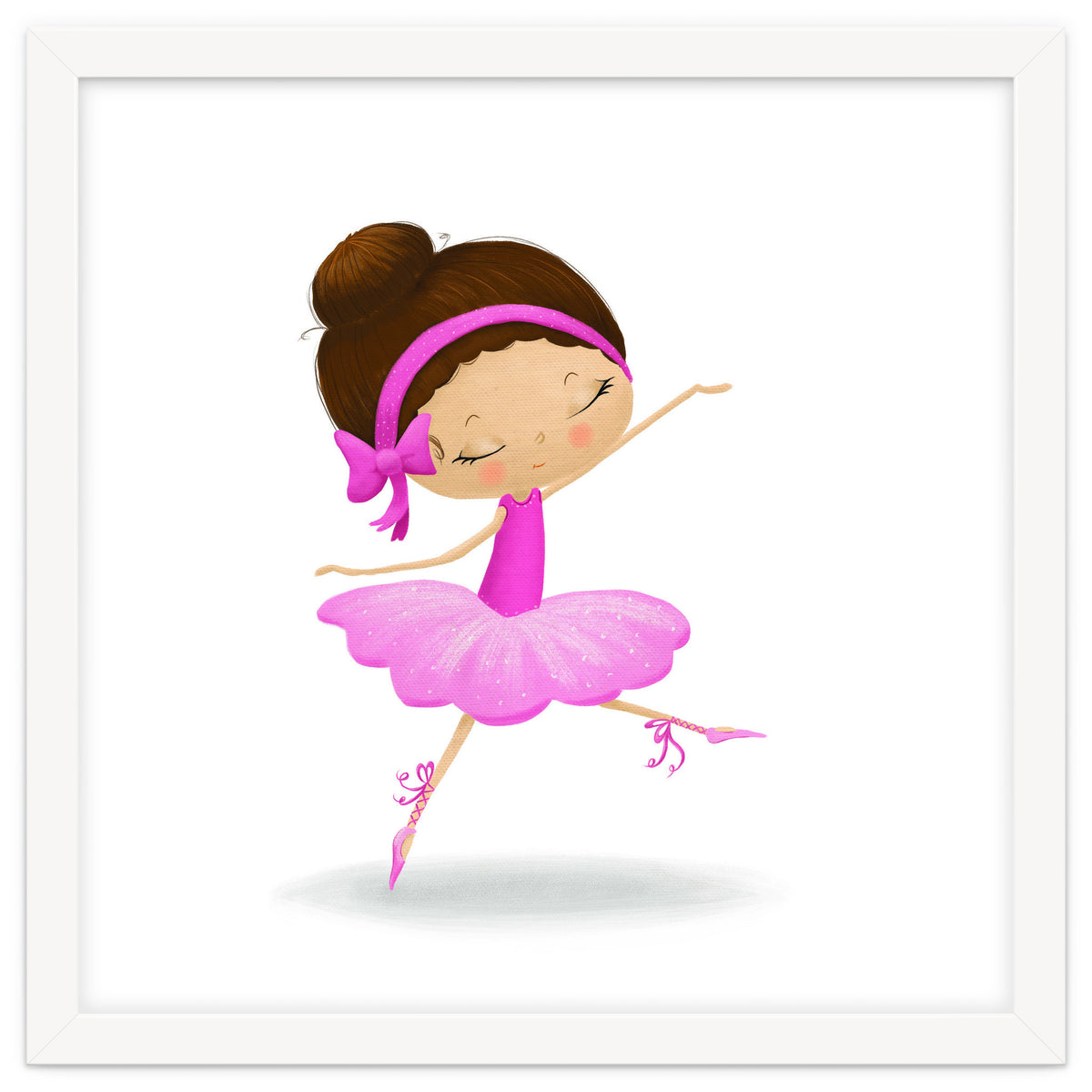 Adorable Ballerina Nursery Print