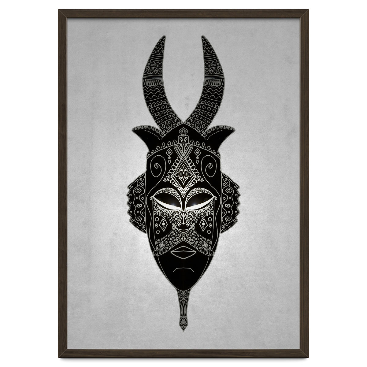 Horned Tribal Mask