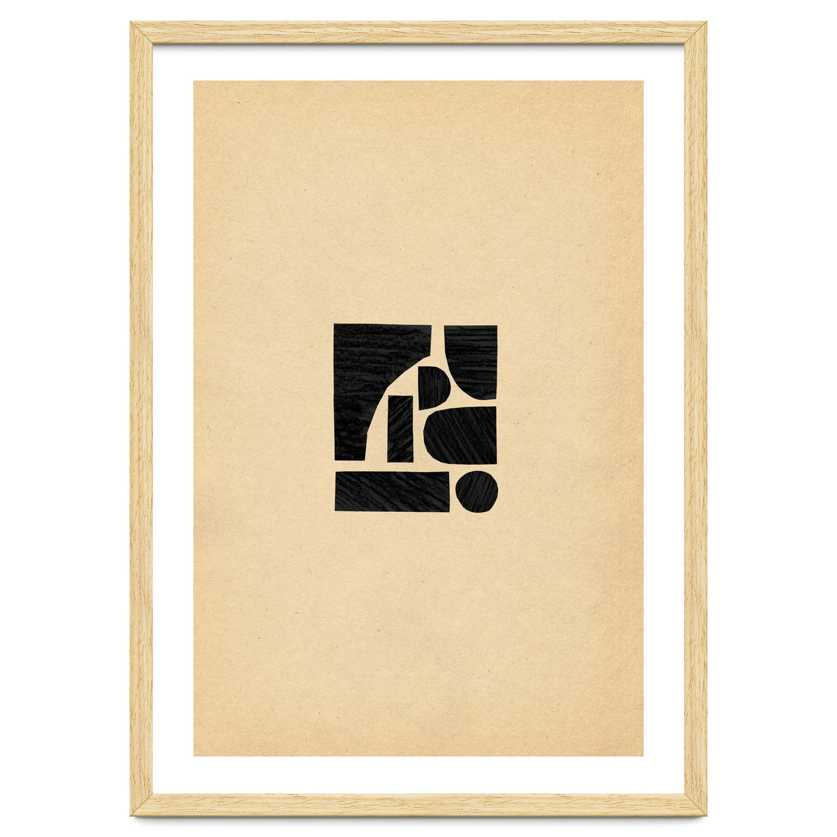 Minimalist black shapes