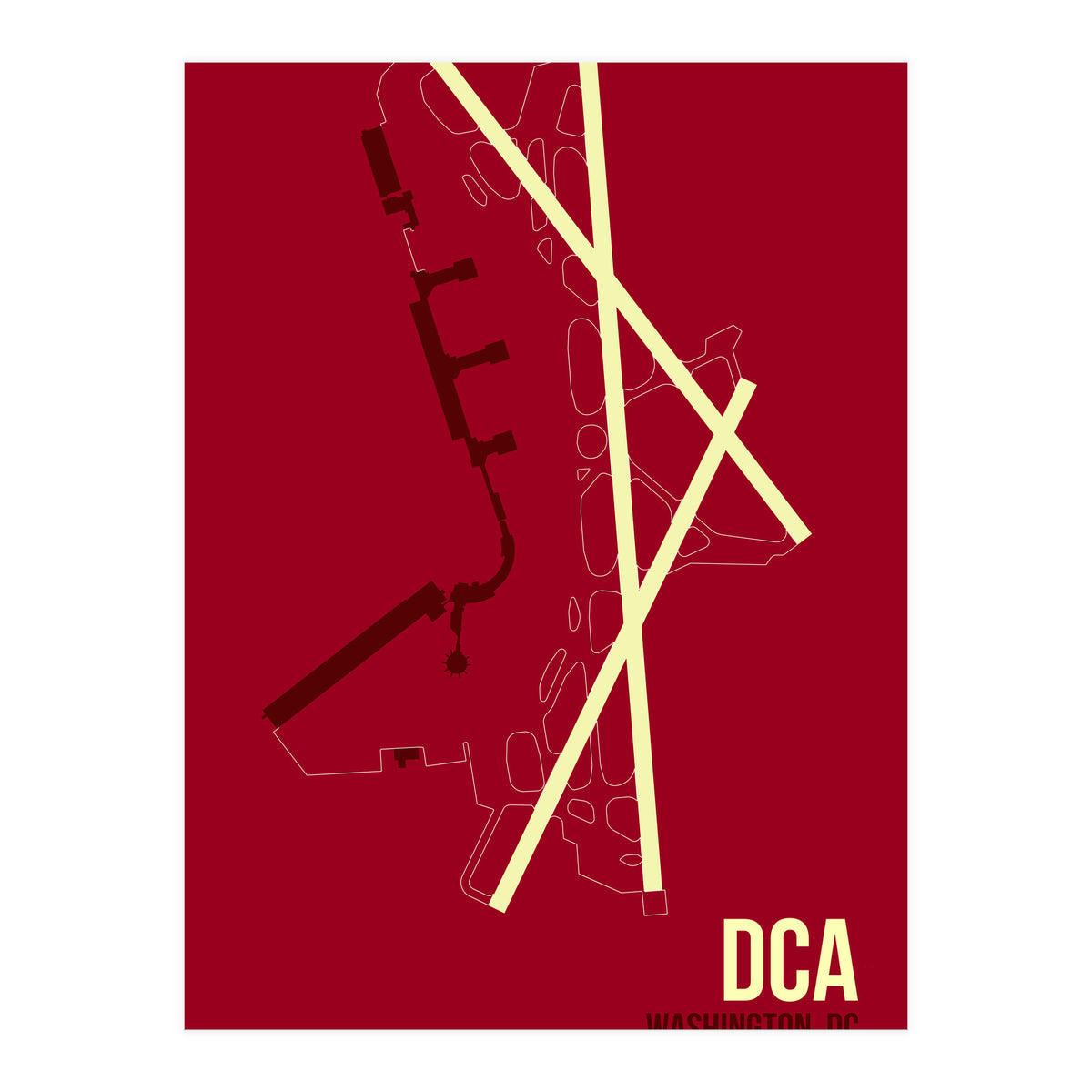 Washington Dca Layout (Print Only)