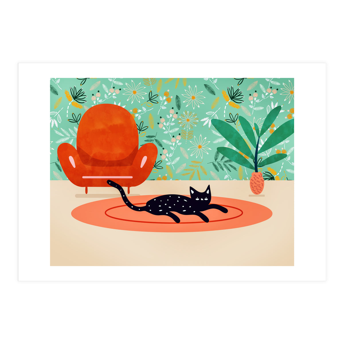 Boho Cat (Print Only)