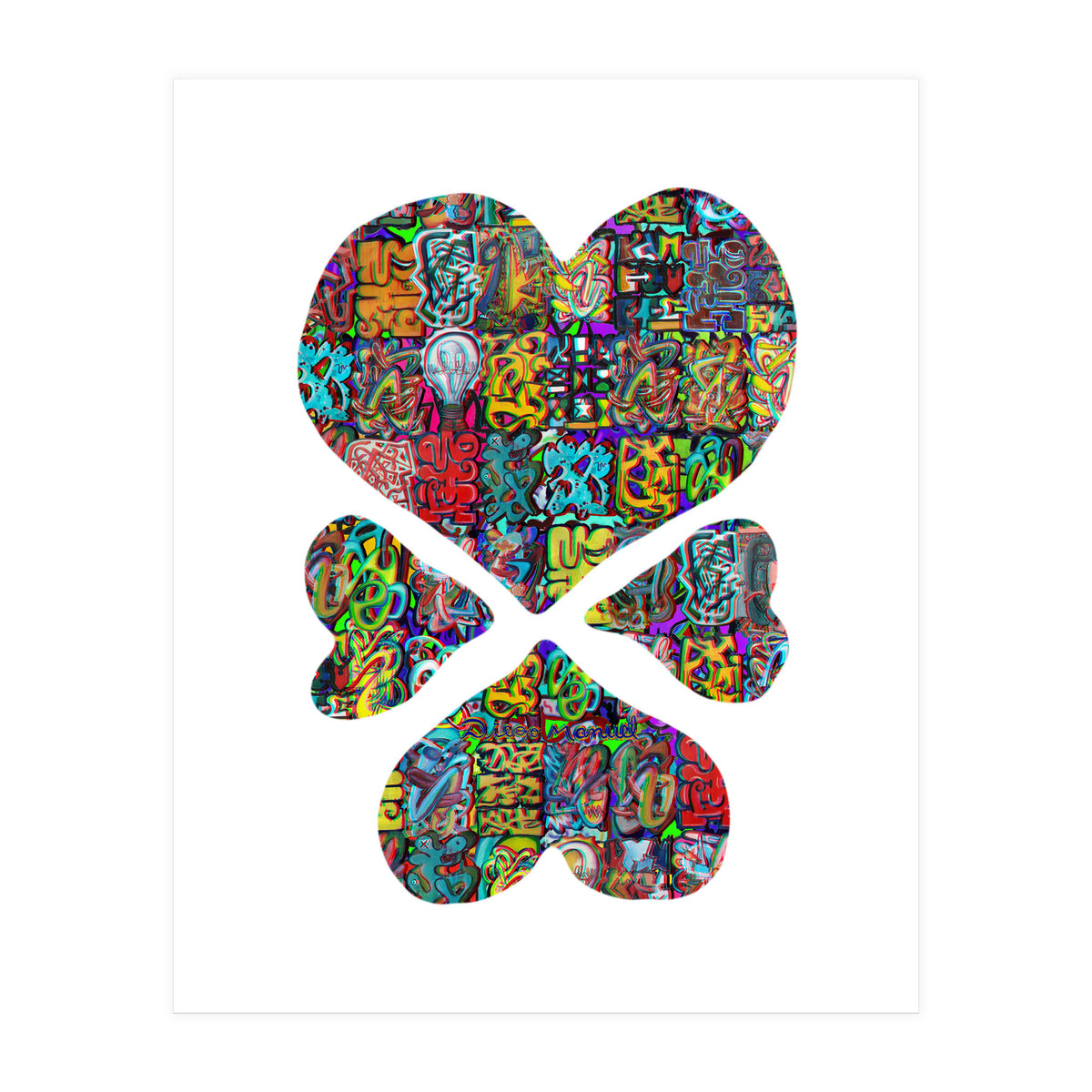 4 Corazones 10 (Print Only)