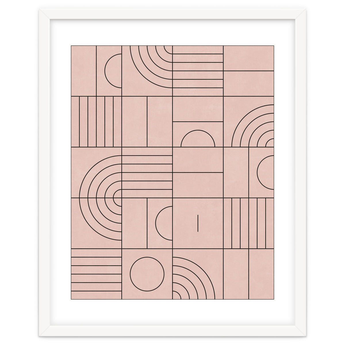 My Favorite Geometric Patterns No.20 - Pale Pink