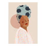 Lady with stripes (Print Only) thumbnail