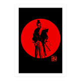 Samurai In Red Sun (Print Only) thumbnail