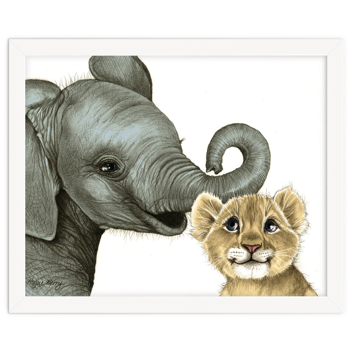 Best Friends, Elephant and Lion