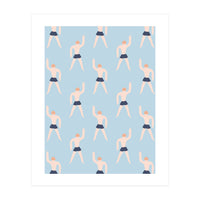 Swimming Boy Pattern (Print Only)