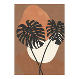 Boho Earth Tones Monstera (Print Only) thumbnail