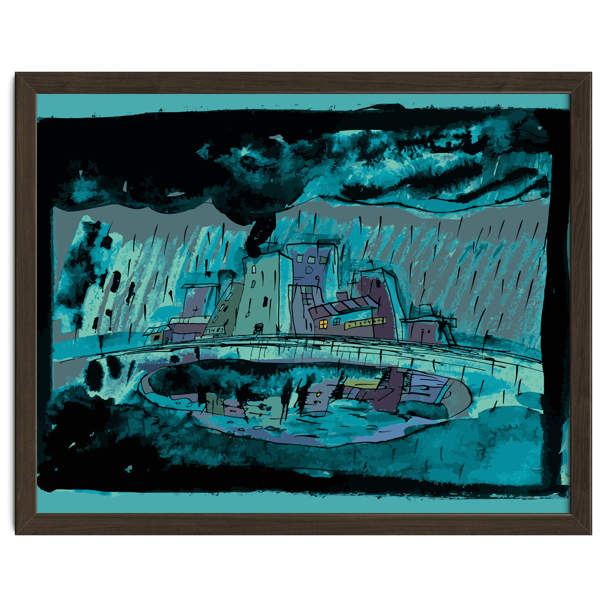 Autumn Rain in the Old City