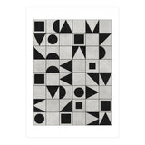My Favorite Geometric Patterns No.12 - Grey (Print Only) thumbnail